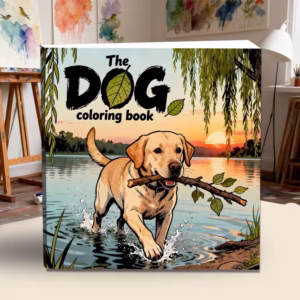 Adult Colouring in book - The Dog